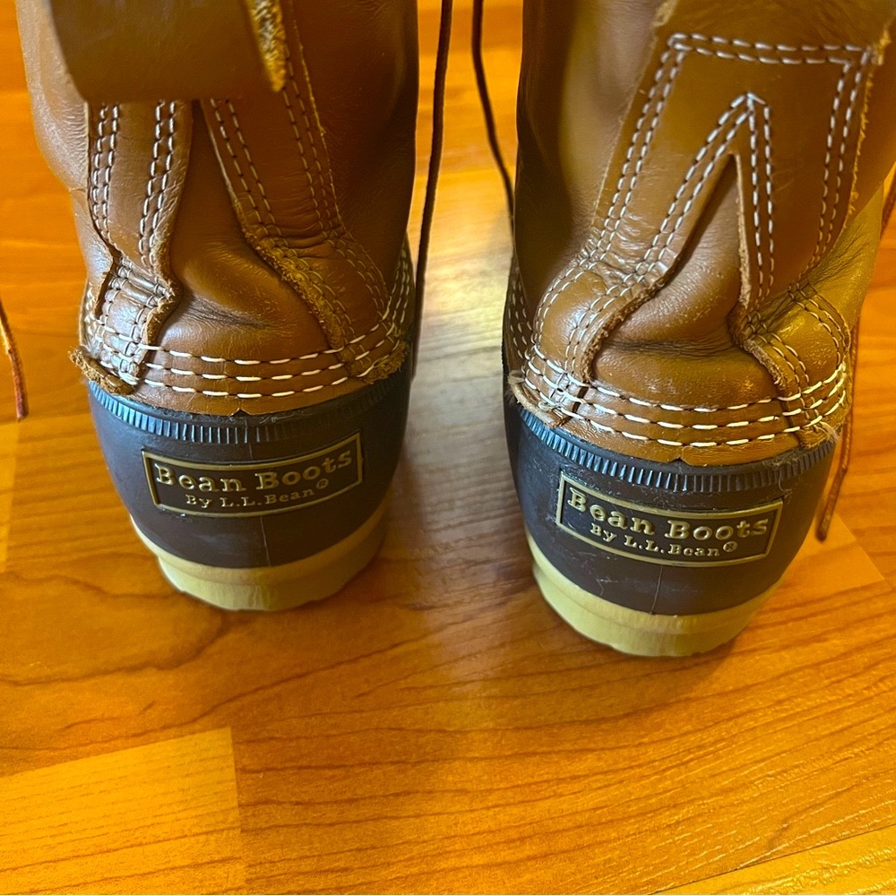 Gore-Tex Insulated L.L. Bean Duck Boots- 9- New Soles and Lining! Made in USA - Picture 4 of 9